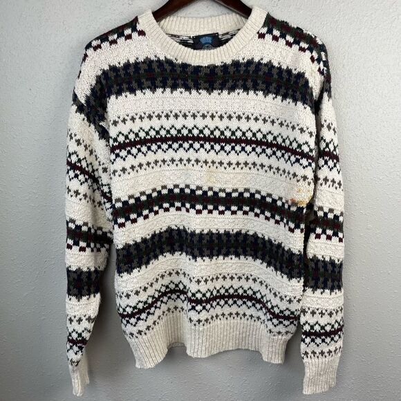 Pure Stuff Crew Neck Sweater Size M EUC - Picture 1 of 4